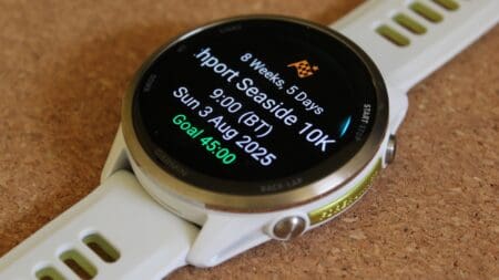 How to add an upcoming race to your Garmin watch—and why you should garmin-race-widget
