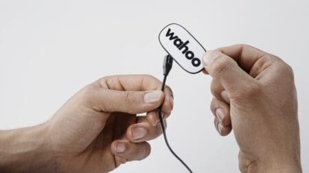 Rechargeable Wahoo Trackr Heart Rate has 100 hours of battery life Wahoo Trackr Heart Rate Monitor