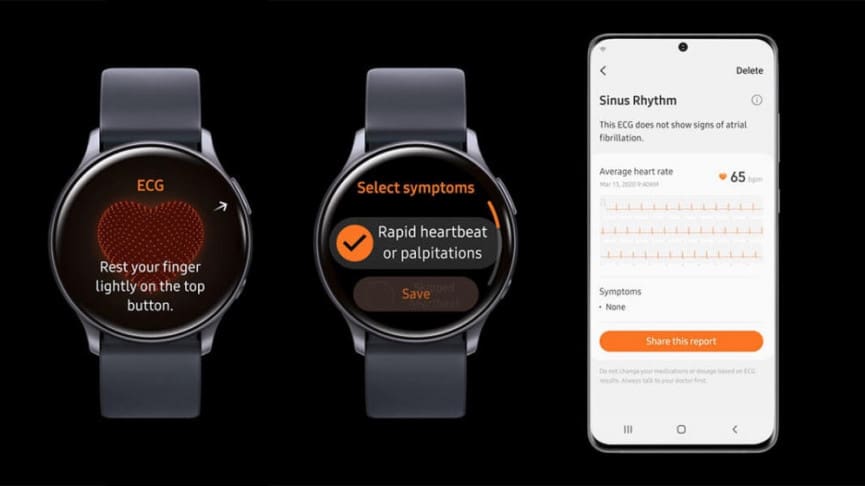 Samsung Galaxy Watch ECG and blood pressure goes live in Europe
