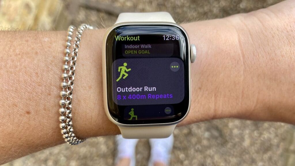 Apple Watch workout app
