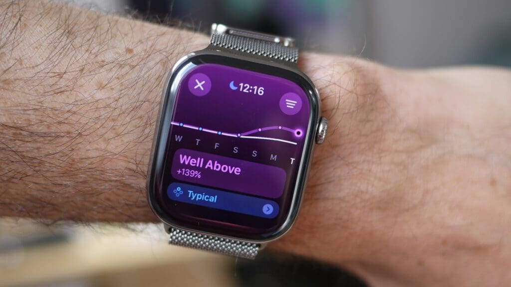 Apple Watch Series 10 training load