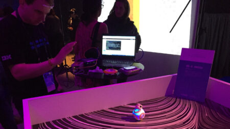 Moving BB-8 using the Force (of wearables)