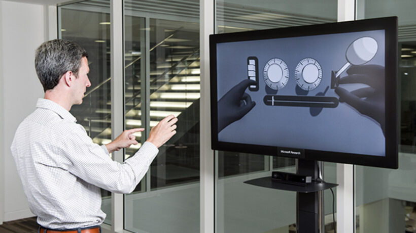 Microsoft Research’s hand tracking tech will let you feel objects in VR