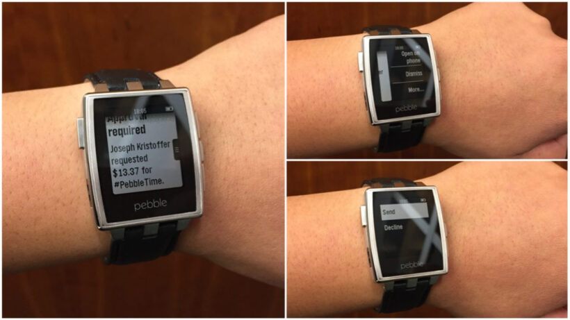 Pebble borrows one of Android Wear’s best features – actionable notifications