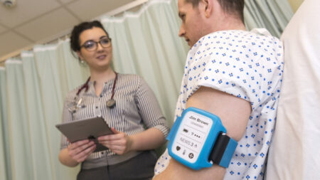 The NHS is trialling this health monitoring wearable in hospitals The NHS is trialling this health monitoring wearable in hospitals