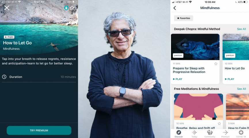 Fitbit launches new meditations with Deepak Chopra