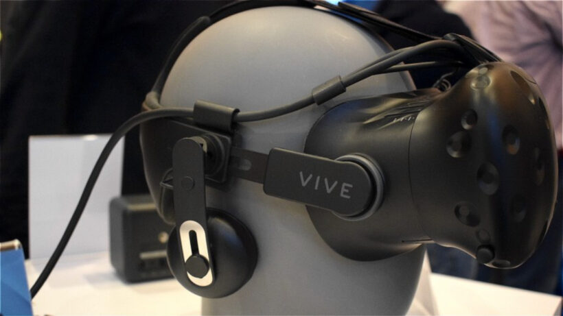 You can ditch the HTC Vive’s headstrap for a better one with audio on 6 June
