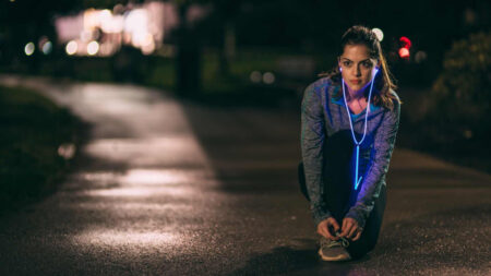 Glow headphones pulse laser lights to the beat of your music