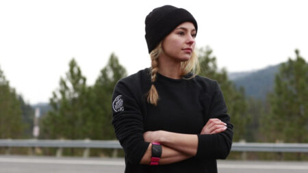 Scosche Rhythm24 armband measures heart rate on land and in the water Scosche Rhythm24 armband measures heart rate on land and in the water