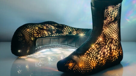These Sols Adaptiv high-tops are 3D printed, robotic and adapt to your feet