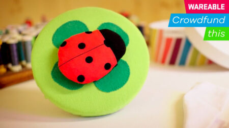 This wearable ladybird sticks to your child’s clothing and monitors vitals This wearable ladybird sticks to your child's clothing and monitors vitals