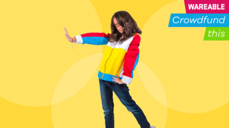 Wiggly is like a wearable Dance Dance Revolution jacket for your kids Wiggly is like a wearable Dance Dance Revolution jacket for your kids