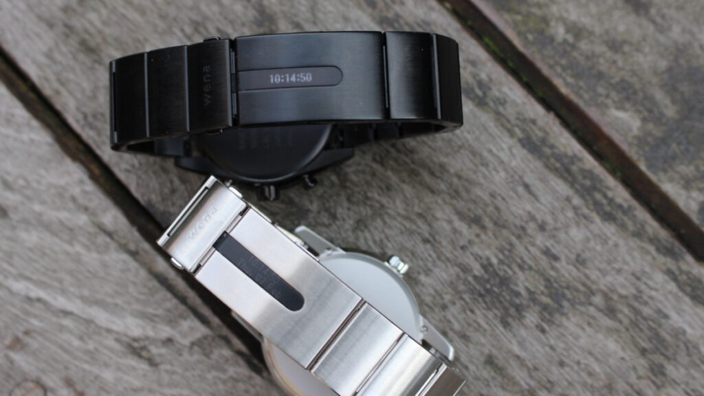腕時計 SONY wena wrist pro Premium black ソニーのスマートウォッチ「wena wrist pro」とシチズン製機械式時計は