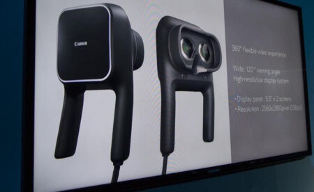 Canon unveils VR headset Canon unveils VR headset