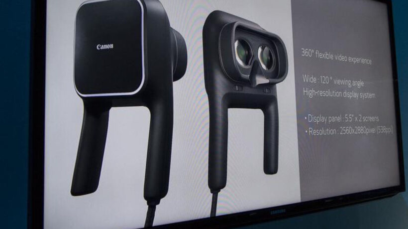 Canon unveils VR headset