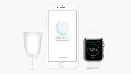 The Looncup tracks your periods and keeps everything down there tickety-boo The Looncup tracks your periods and keeps everything down there tickety-boo
