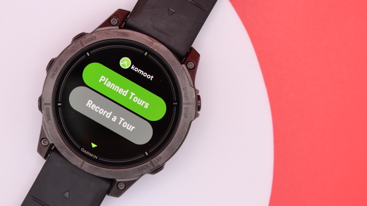 Garmin Komoot Planned Tours