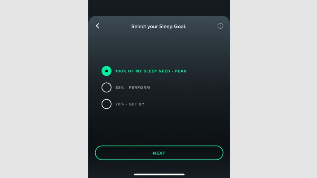 Peak alarm