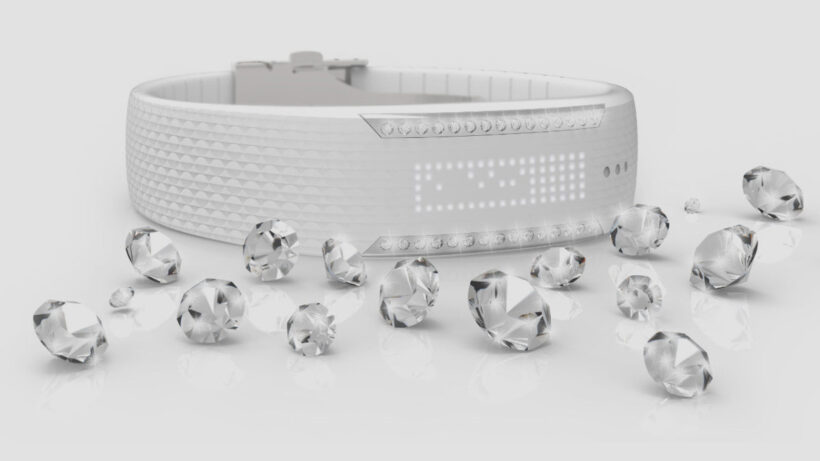 ​Polar Loop Crystal is a Swarovski studded bling band