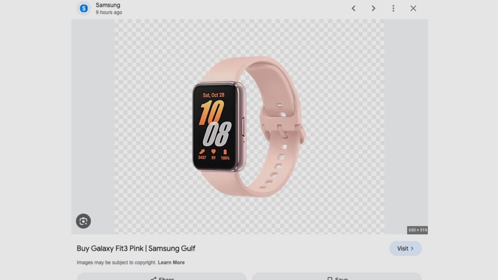 Samsung Galaxy Fit 3 leak