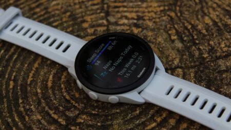 Garmin: Why the watch is better than a smart ring for health tracking Garmin Forerunner 165 review glance
