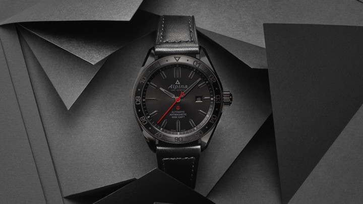 Alpina Shadow Line is a hybrid collection that puts the smarts into the watch strap