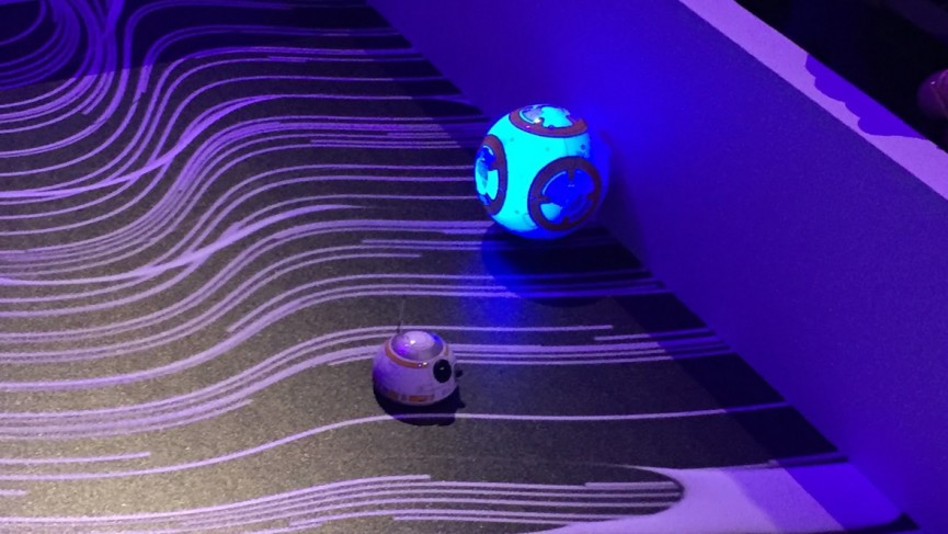 Moving BB-8 using the Force (of wearables)