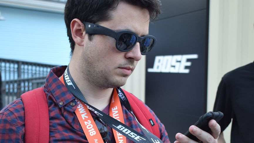 I explored SXSW, using Bose's AR smartglasses as my tour guide