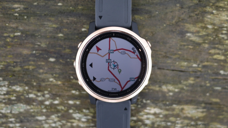 Garmin Fenix 6S mapping