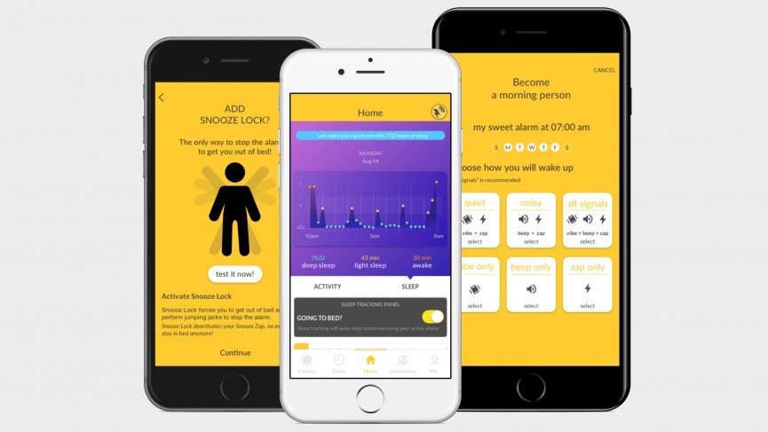 Shock, vibrate or slowly wake: Can a wearable make you a morning person?