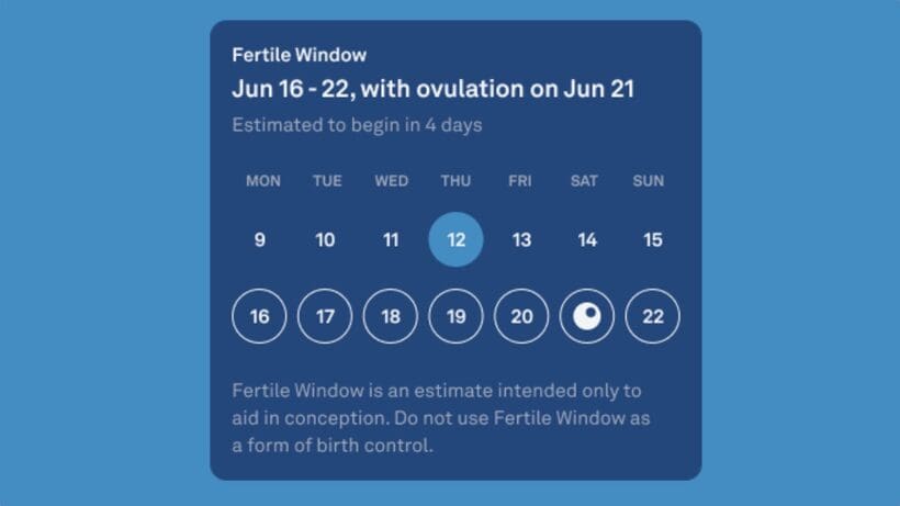 oura fertile window