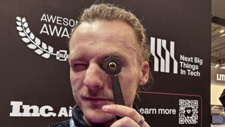 This smart contact lens is our favorite wacky concept from MWC 2025 xpanceo-smart-contact-lens-eye