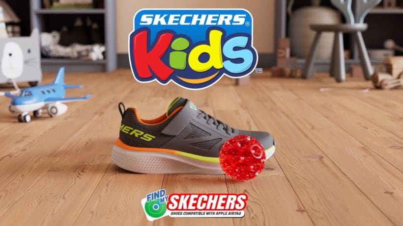 Skechers launches kids’ shoes with a hidden Apple AirTag compartment