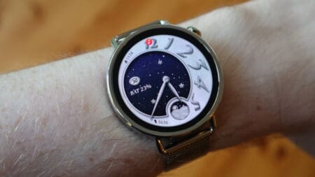 Xiaomi Watch S4 (41mm) review: Style over substance The Xiaomi Watch S4 41mm homescreen.