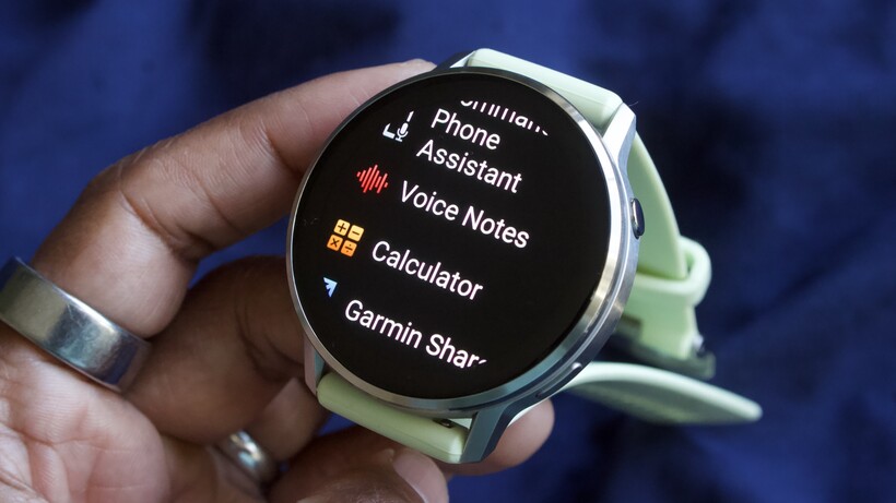 garmin venu 4 voice notes