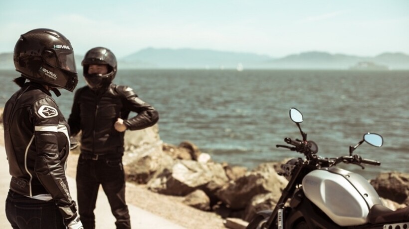 This smart motorcycle helmet brings Alexa and AR to the road