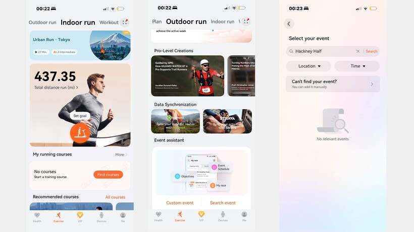huawei companion app marathon mode