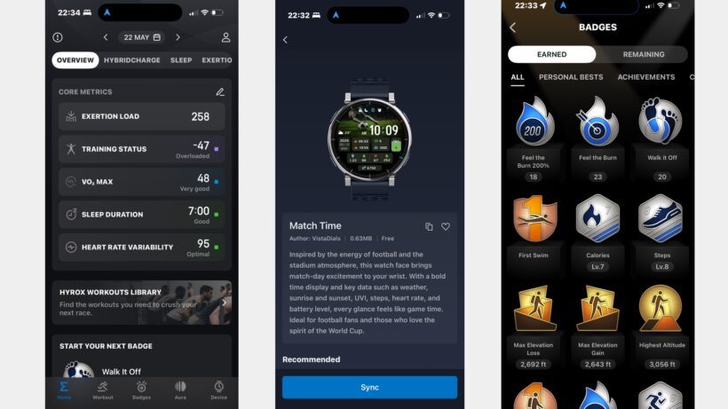 Amazfit Active 3 Premium mobile app