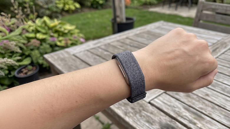 Hume Band 2.0 on the wrist