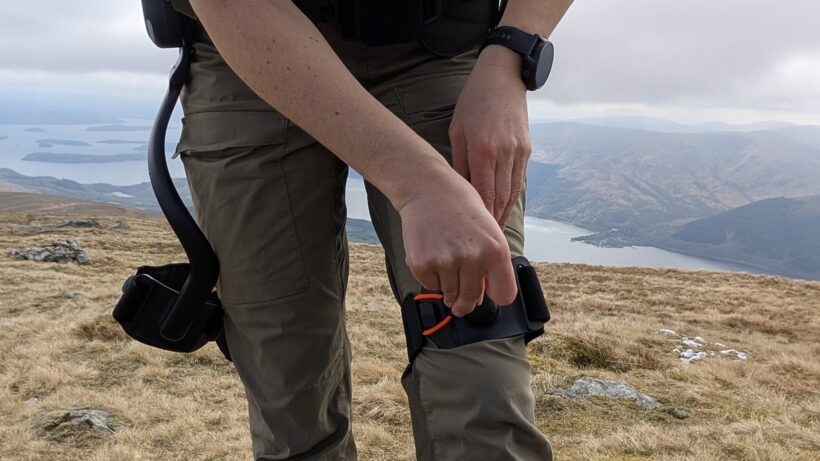 dnsys x1 knee fastening