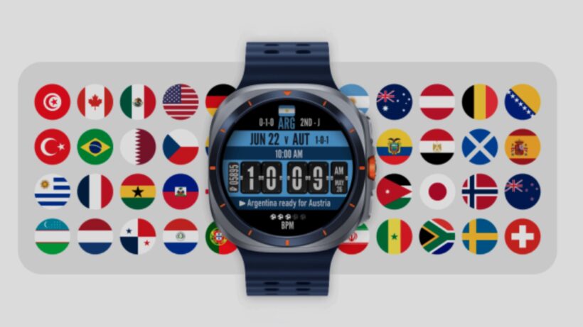 This free watch face turns your Wear OS watch into a live World Cup scoreboard