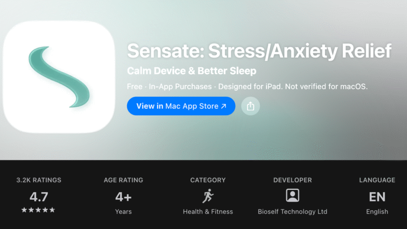 Sensate: Stress/Anxiety Relief app on App Store