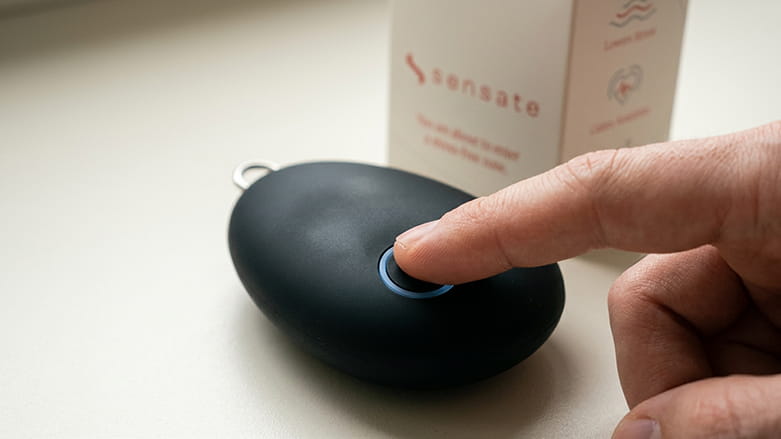 Turning on Sensate (Image credit: Wareable)