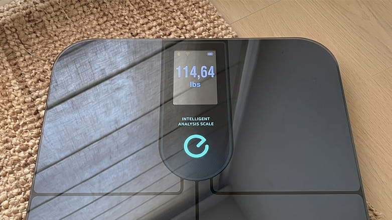 Close up of eufy Smart Scale P3
