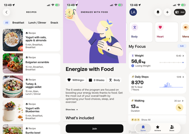 Withings app